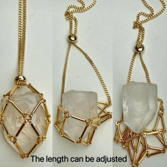 2023 Crystal Stone Holder Necklace