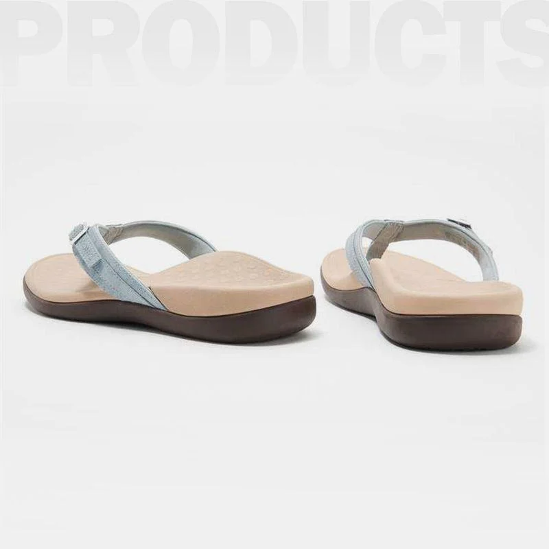 (2023 Flash Sale 50% OFF) THONG SANDALS WITH BUCKLE DETAIL