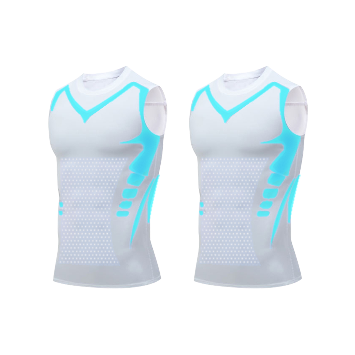 2023 New Version EXPECTSKY - Ionic Shaping Vest,Comfortable and breathable ice-silk fabric,For men to build a perfect body