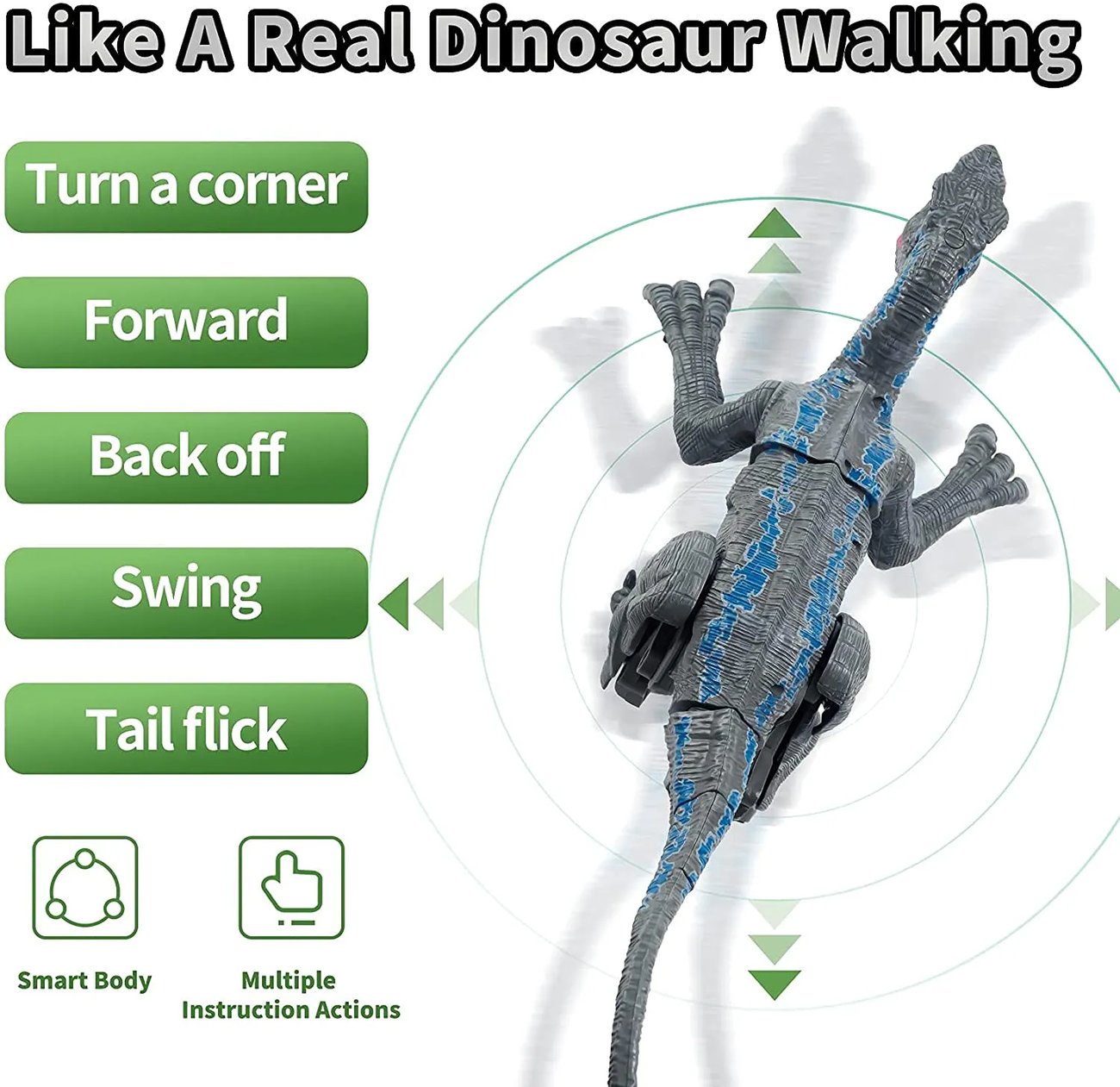 2023 Optimal Children Gifts Realistic Remote Control Dinosaurs