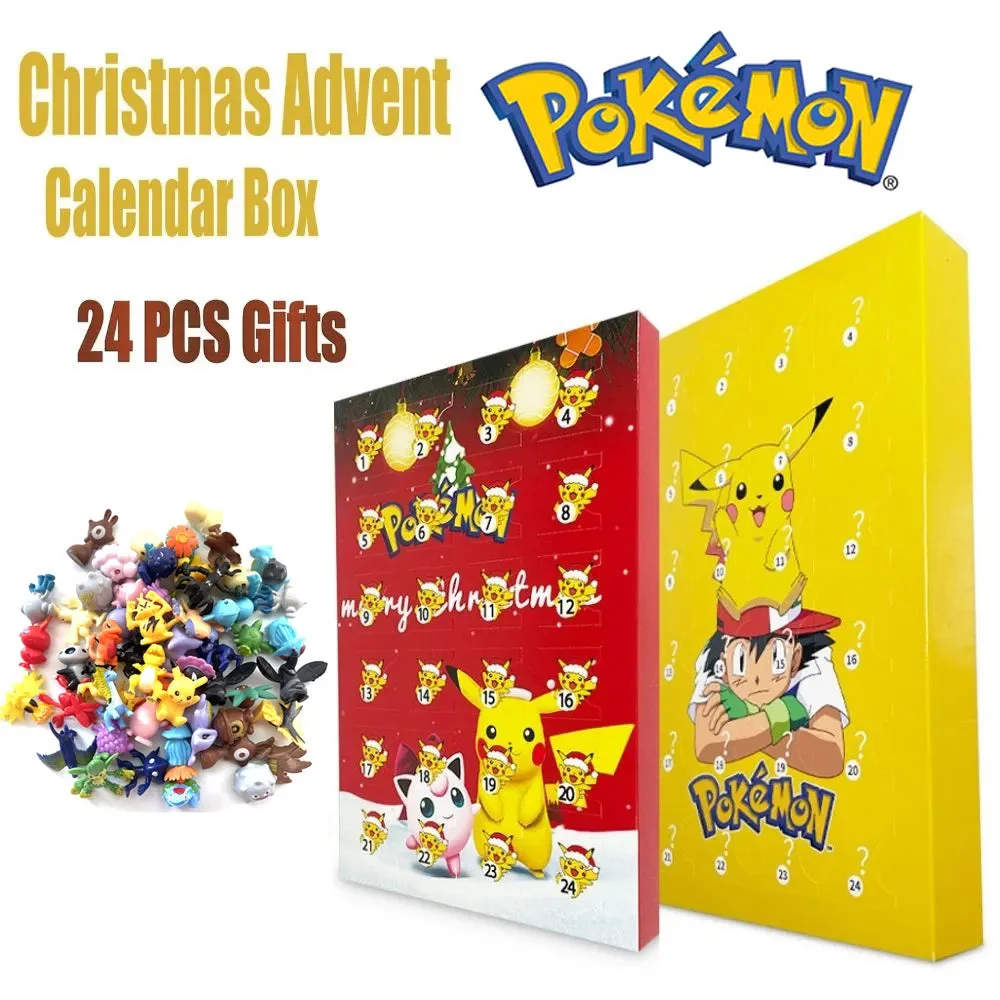 24 Pcs Pokemon Advent Calendar (2023 Version) Hot Sale Christmas Gift