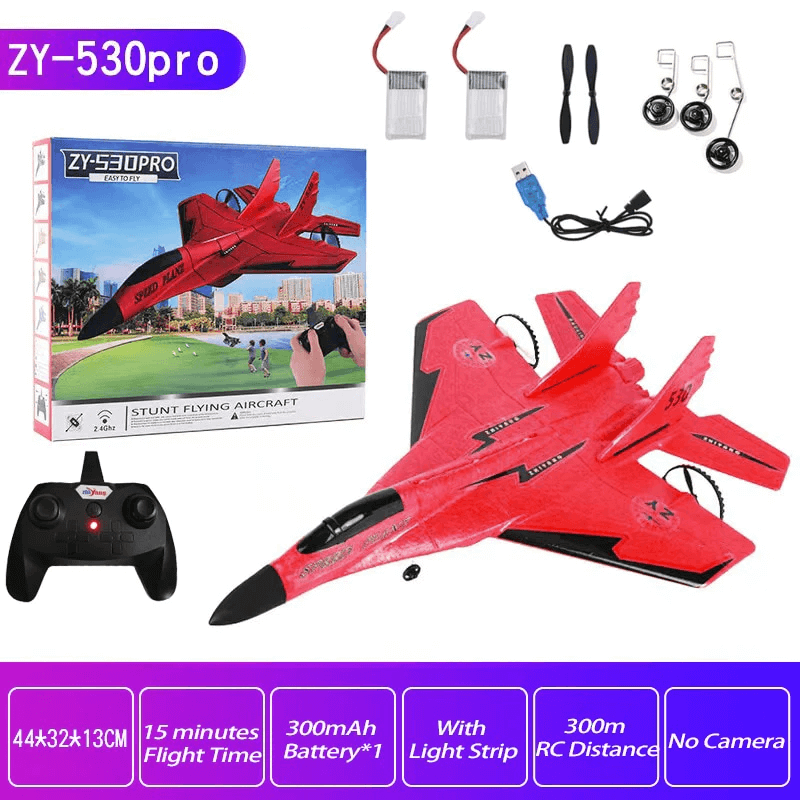 2.4g Glider RC Drone 530 Fixed Wing Airplane Hand Throwing Foam Electric Remote Control Outdoor RC Plane Toys For Boys Kids