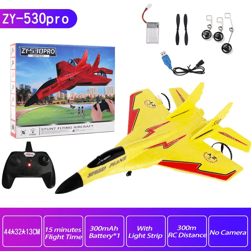 2.4g Glider RC Drone 530 Fixed Wing Airplane Hand Throwing Foam Electric Remote Control Outdoor RC Plane Toys For Boys Kids