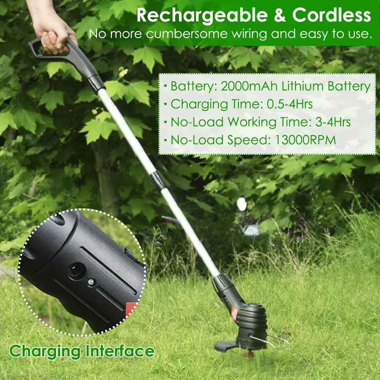 3-in-1 Cordless Lawn Trimmer