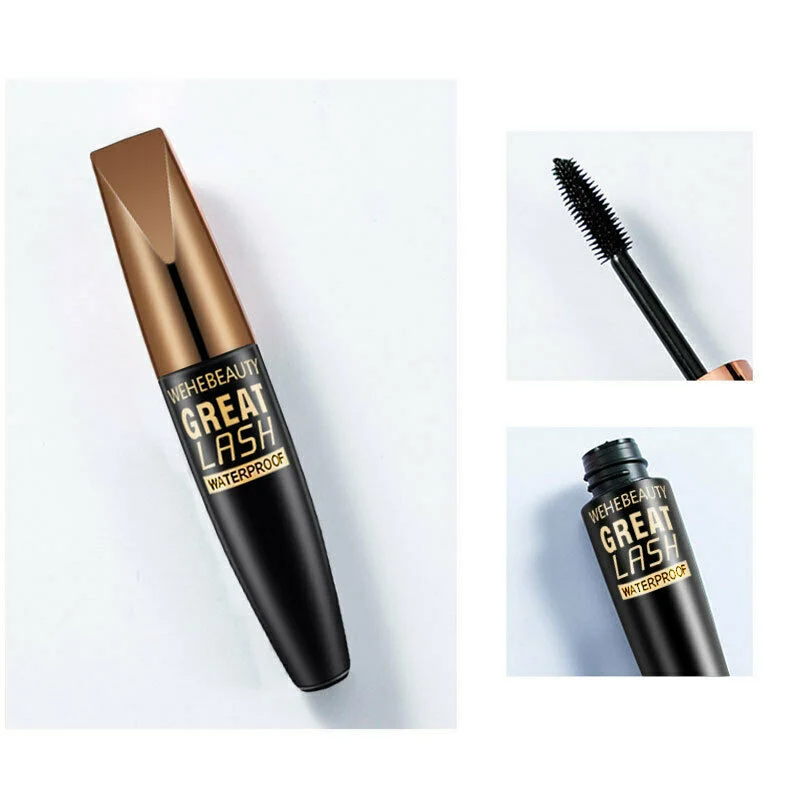 4D Waterproof Silk Fibre Thick Lengthening Mascara