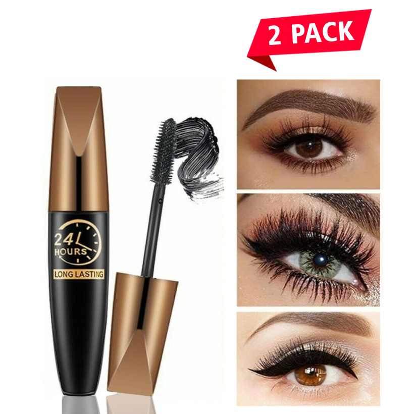 4D Waterproof Silk Fibre Thick Lengthening Mascara