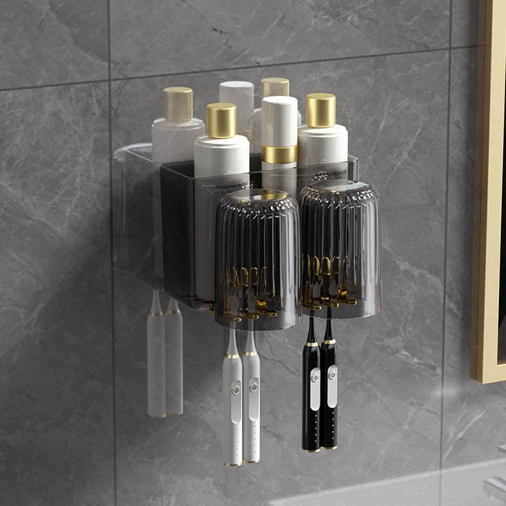 50% OFF - Wall-Mounted Toothbrush Holder