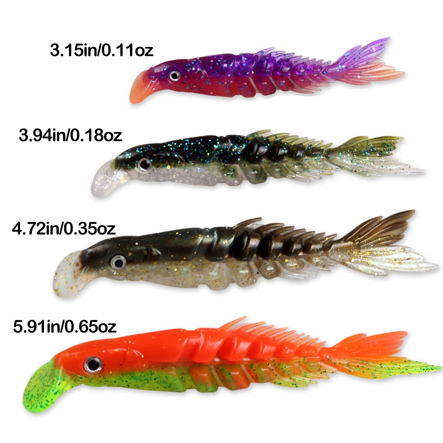 50% OFF SALE - Ultra Durable Multi Segments Soft Lures