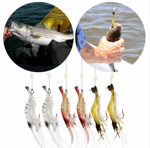 9pack - Amazing ShrimpBaitX Fishing Lures