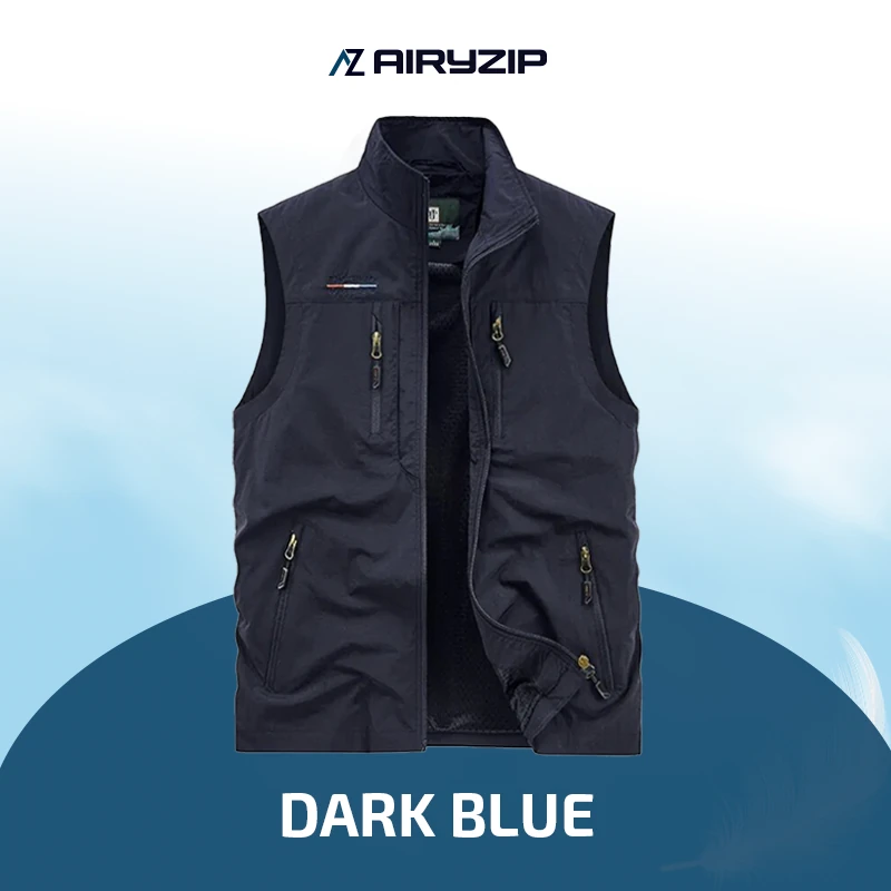 AiryZip - Comfortable Multi-pocket Quick-drying Sleeveless Vest