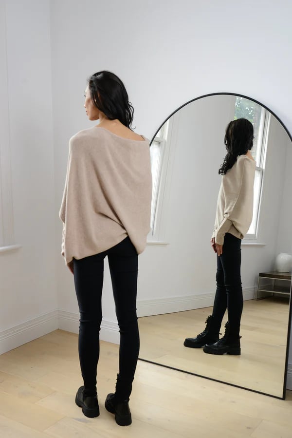 Asymmetric Draped Jumper