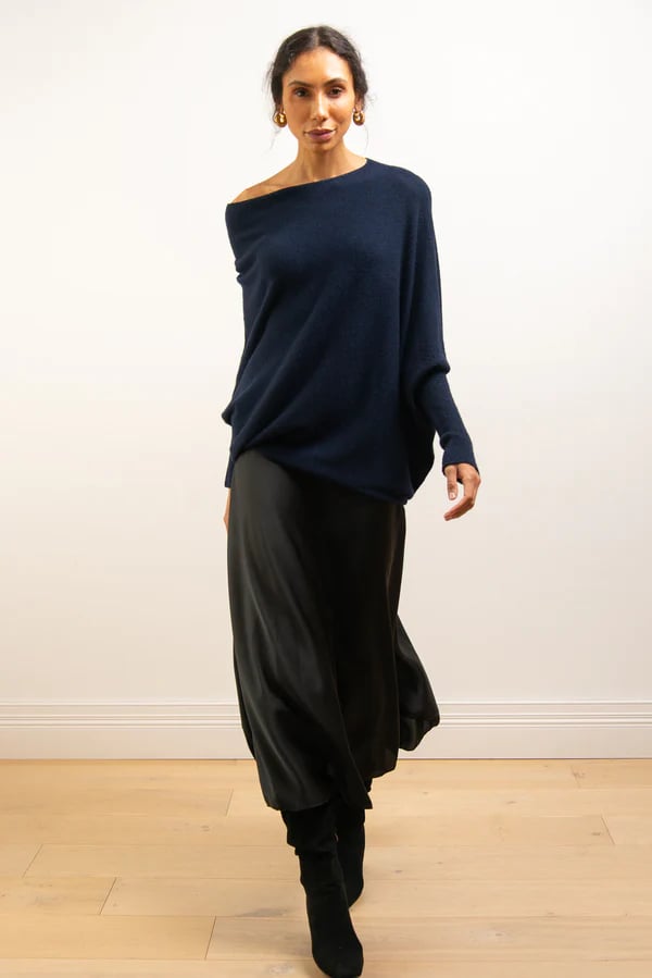 Asymmetric Draped Jumper