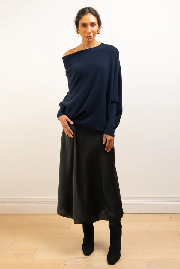 Asymmetric Draped Jumper