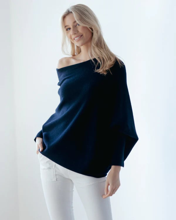 Asymmetric Draped Jumper