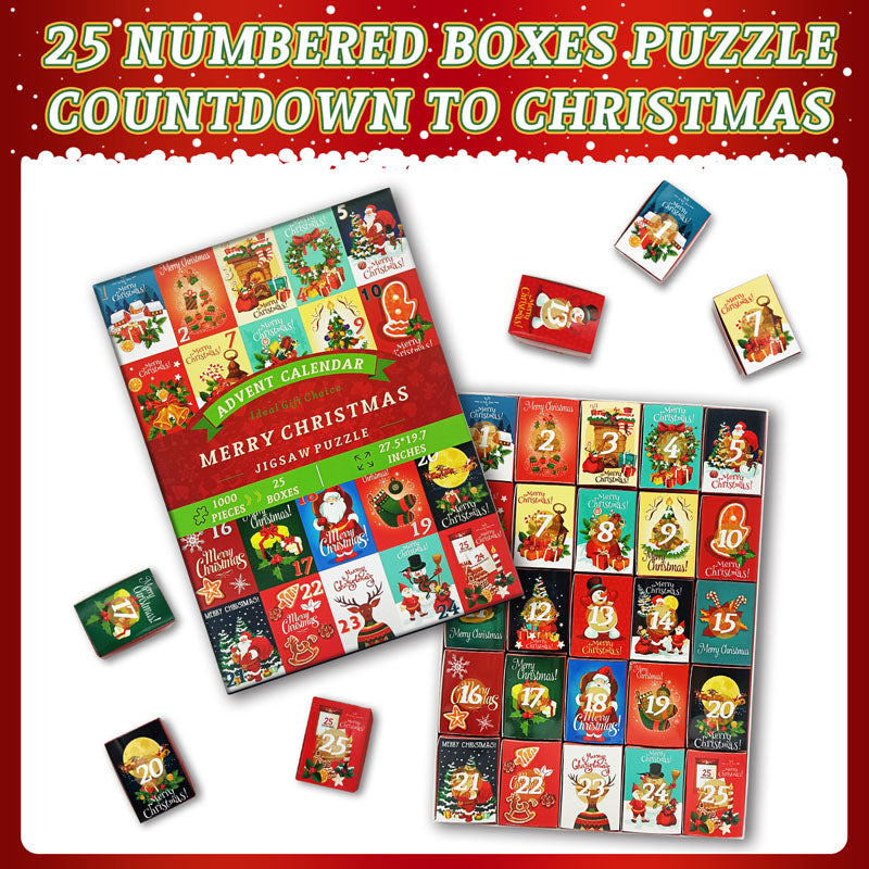 Bboldin 2023 Advent Calendar Jigsaw Puzzle 1000 Pieces