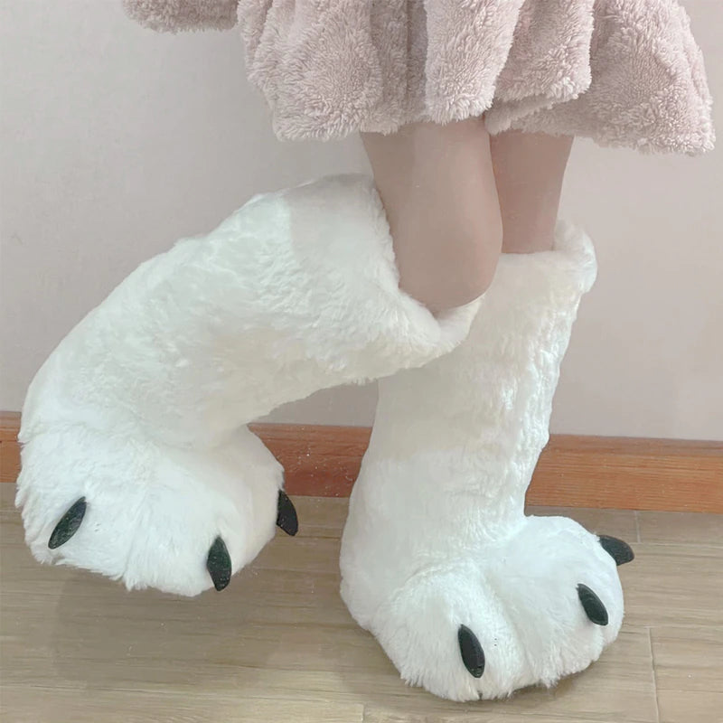 Bear Paw Slippers - High Top