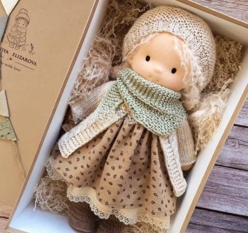 Best Gift For Kids - Handmade Cotton Waldorf doll