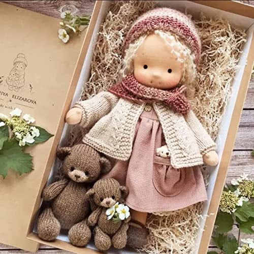 Best Gift For Kids - Handmade Cotton Waldorf doll