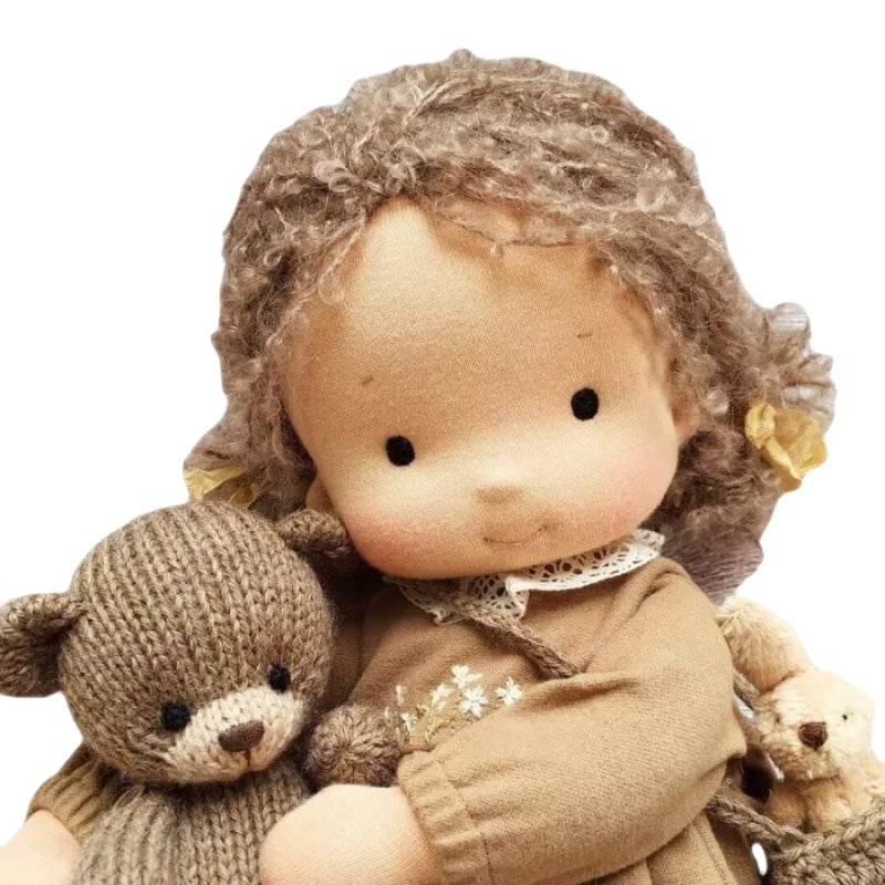 Best Gift For Kids - Handmade Cotton Waldorf doll