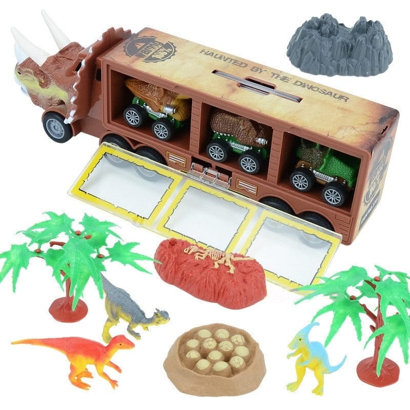 Big pre-Christmas sale! Dinosaur Musical Transporter (Buy 1 and get a 12-piece dinosaur kit)