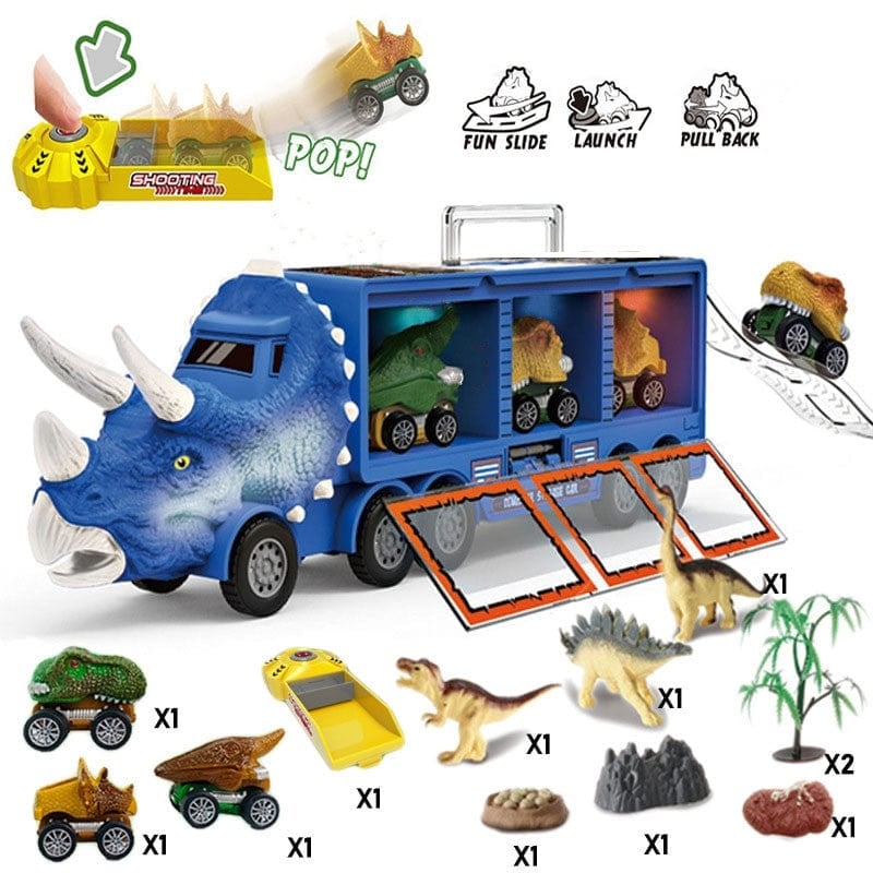 Big pre-Christmas sale! Dinosaur Musical Transporter (Buy 1 and get a 12-piece dinosaur kit)