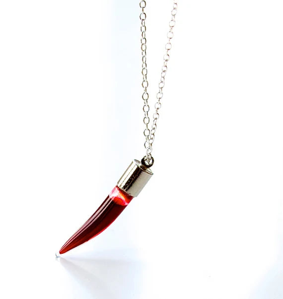 Blood Capsule Necklace