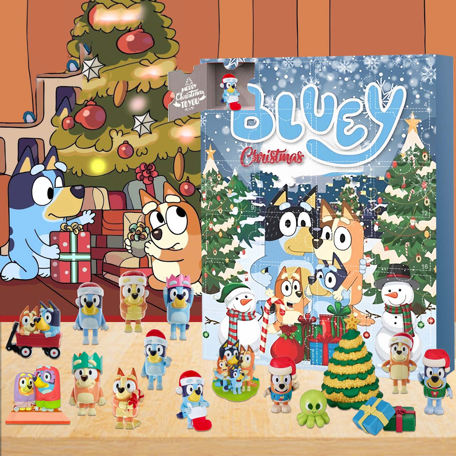 Bluey Christmas Advent Calendar 2023