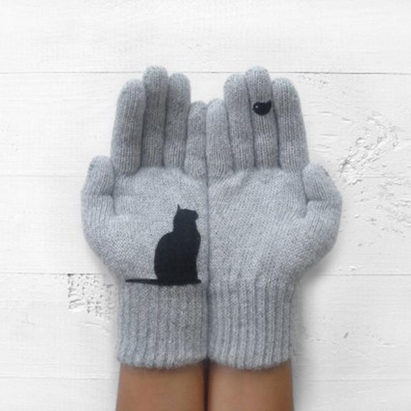 Cat Fan Cotton Gloves