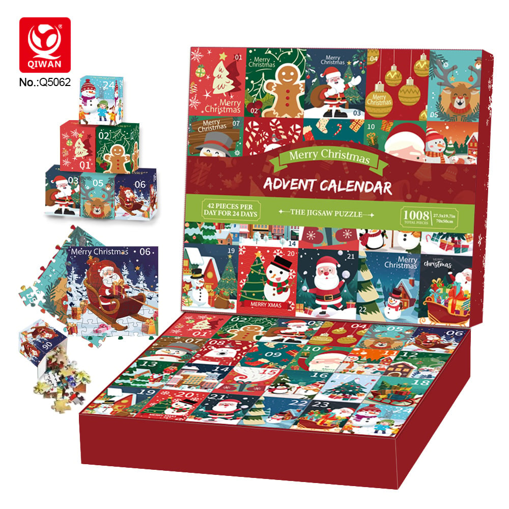 Christmas Advent Calendar Jigsaw Puzzle 1000pcs