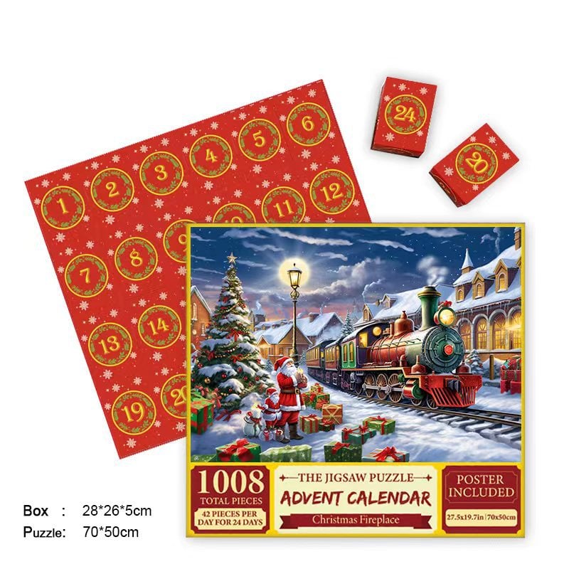 Christmas Advent Calendar Jigsaw Puzzle 1000pcs