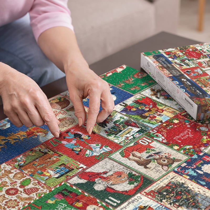 Poshprinteds Christmas Advent Calendar Jigsaw Puzzle