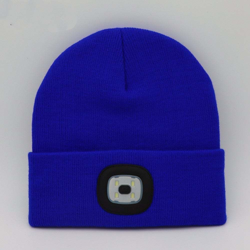 CHRISTMAS GIFT-LED BEANIE LIGHT (USB RECHARGEABLE CAPS)