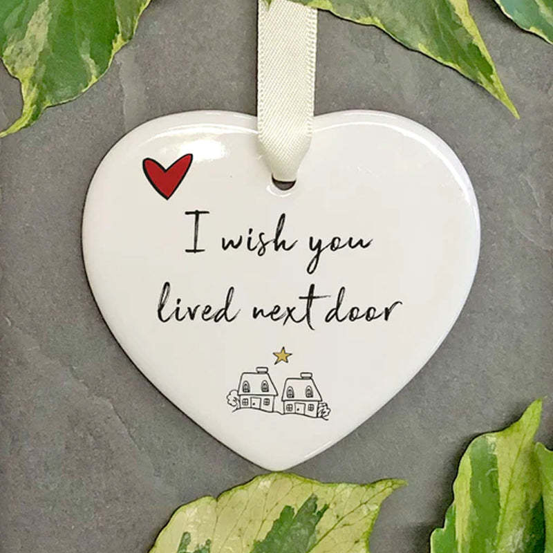 CHRISTMAS HEART HANGING ORNAMENT