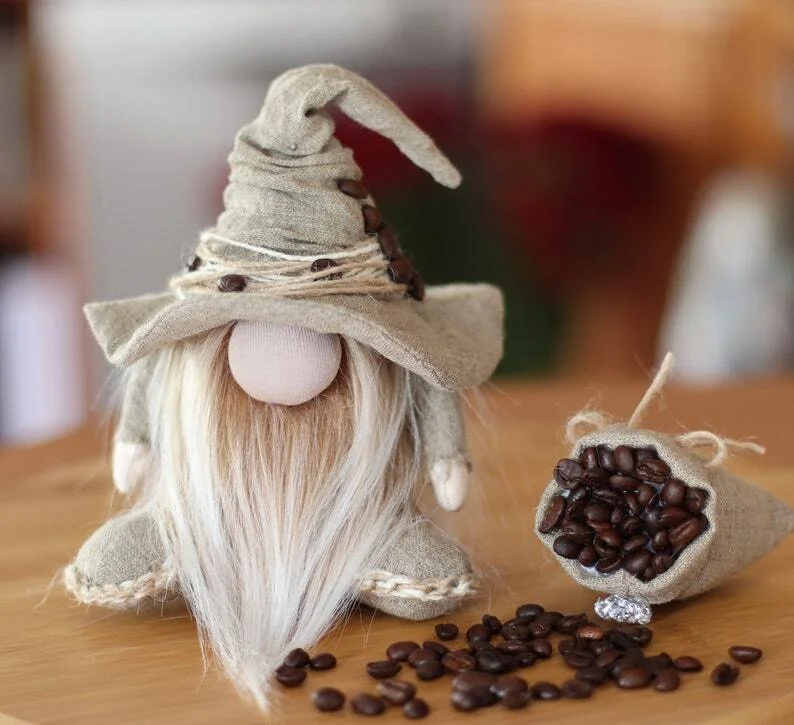 Coffee Gnome - Coffee Tiered Tray Gnome,Coffee Lover Gift