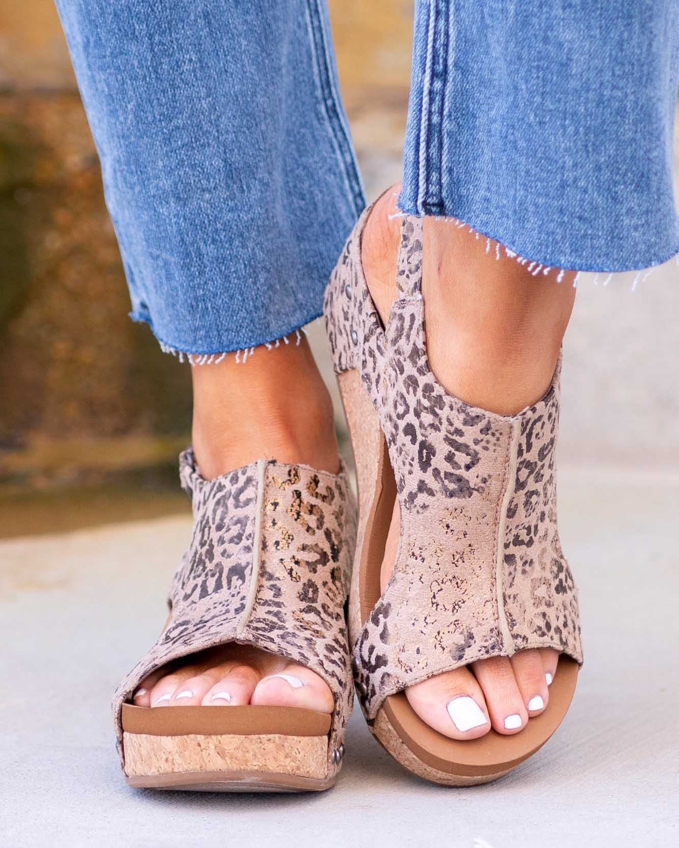 Corkys Carley Wedge Sandals