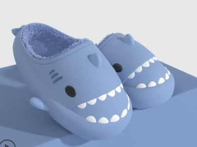 Fluffy Shark Slippers (For Winter)