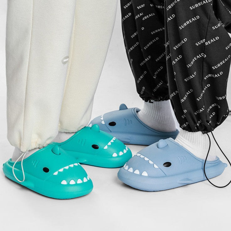 Cozy Shark Slippers (For Winter)