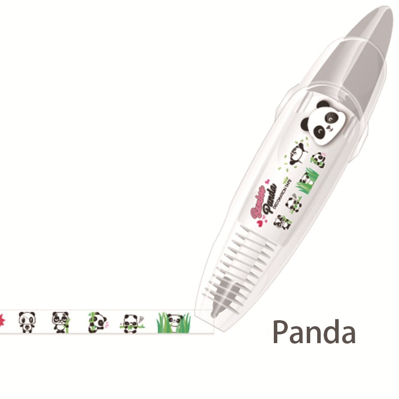 DIY Cute Animals Press Type Decorative Pen