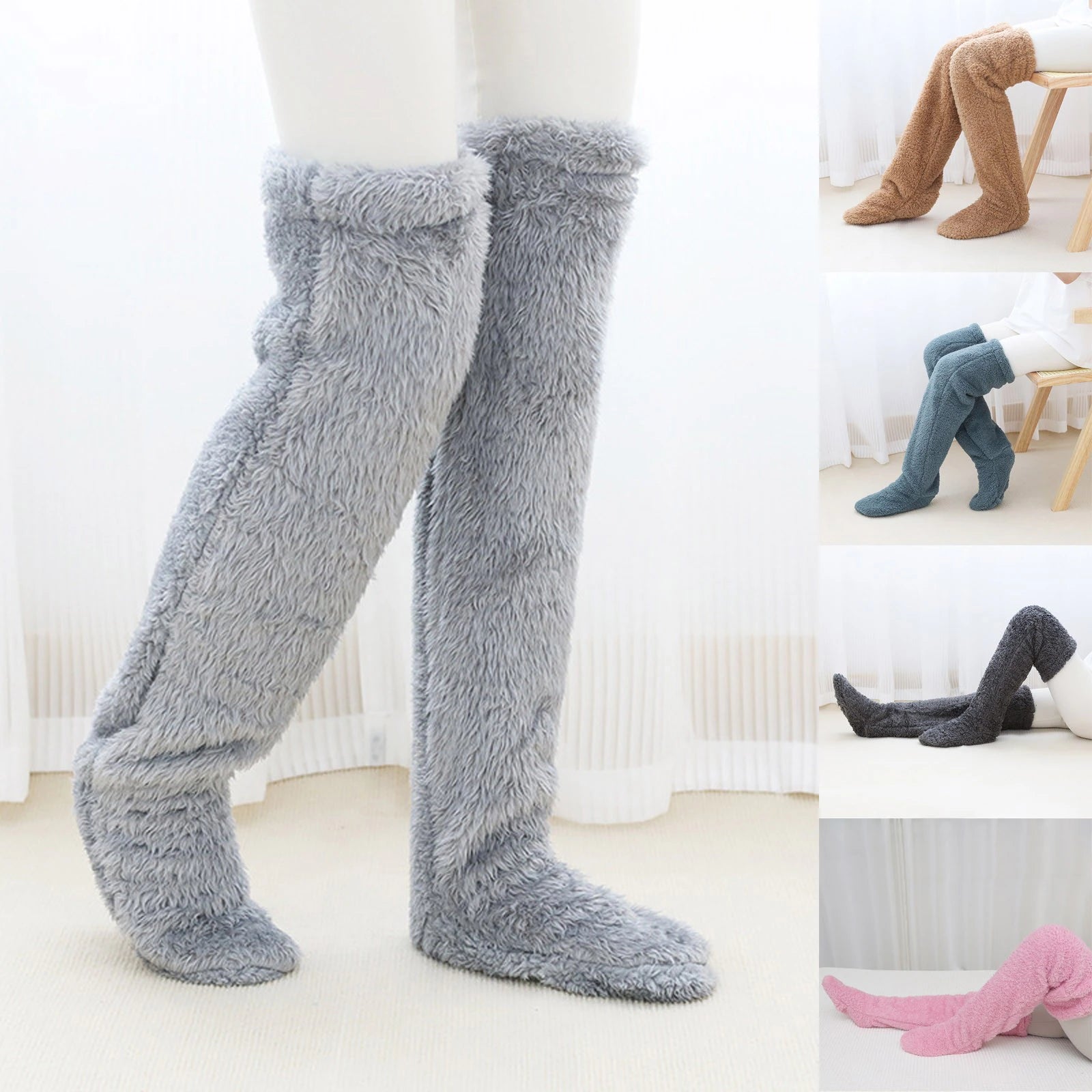 Early Christmas Sale - PlushWarmth Long Socks