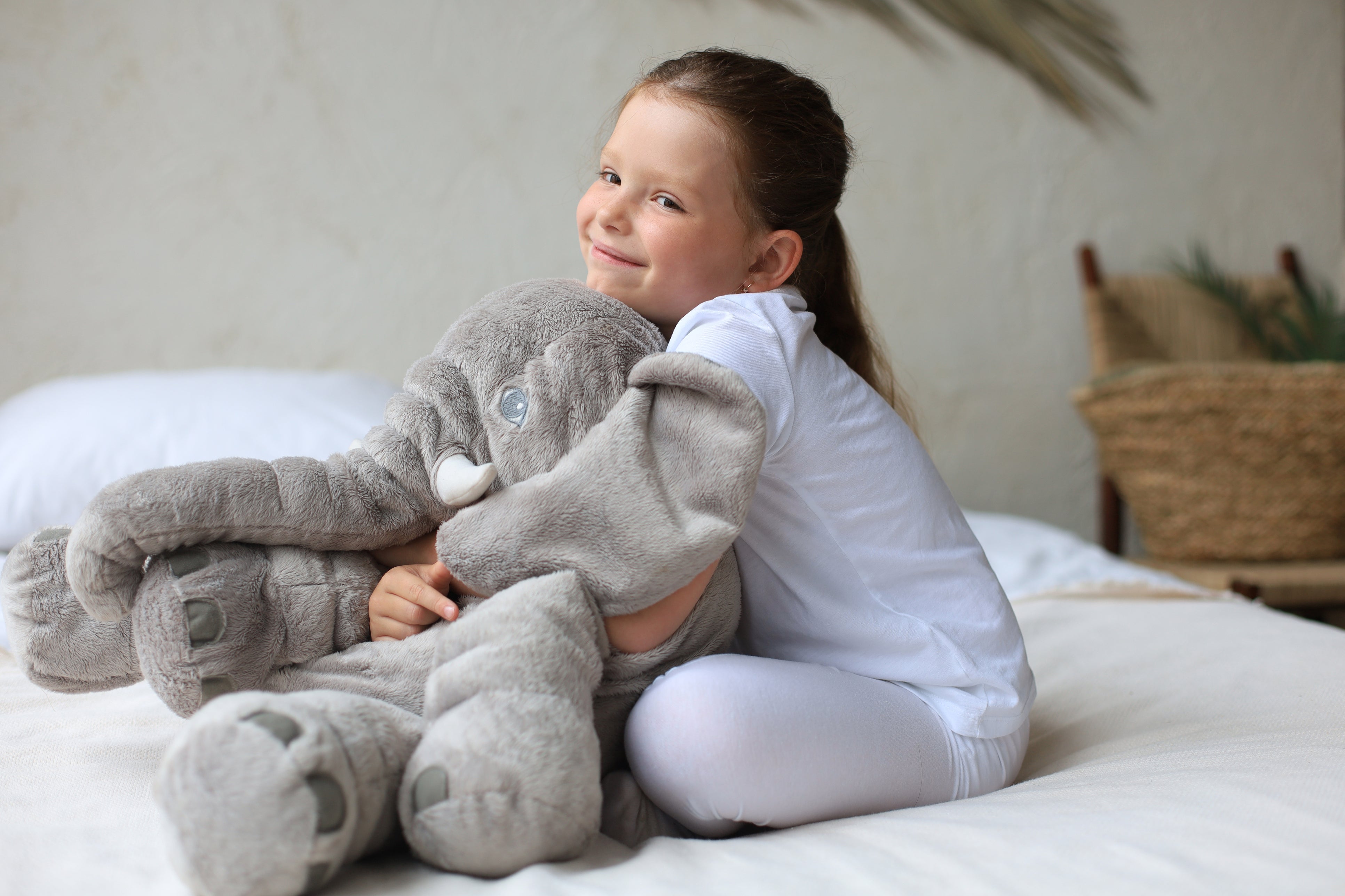 Elephant Cuddle Pillow