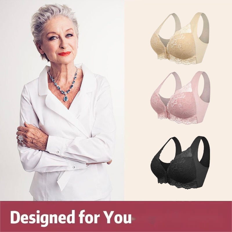 ELIZABETH - FRONT CLOSURE '5D' SHAPING WIRELESS BEAUTY BACK BRA