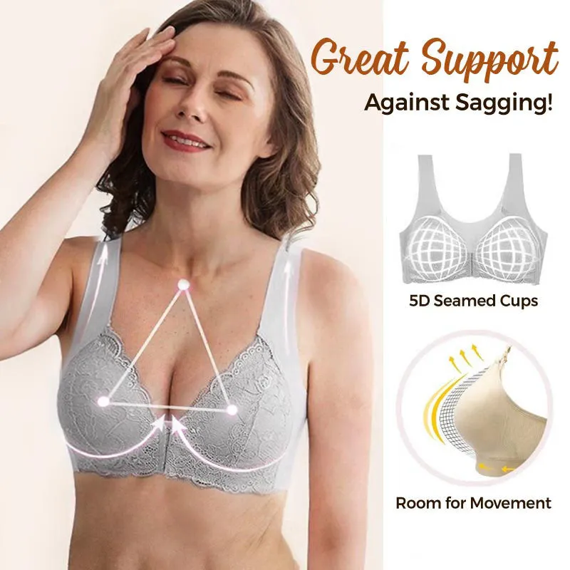 ELIZABETH - FRONT CLOSURE '5D' SHAPING WIRELESS BEAUTY BACK BRA