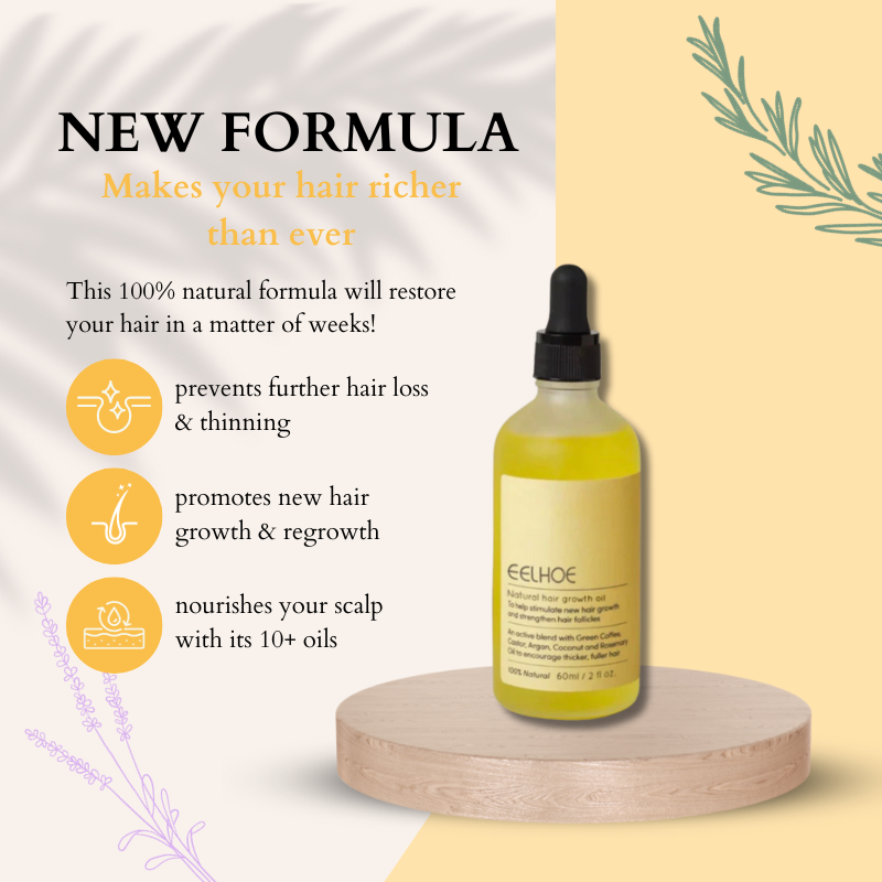 Evocye hair thickening oil formula