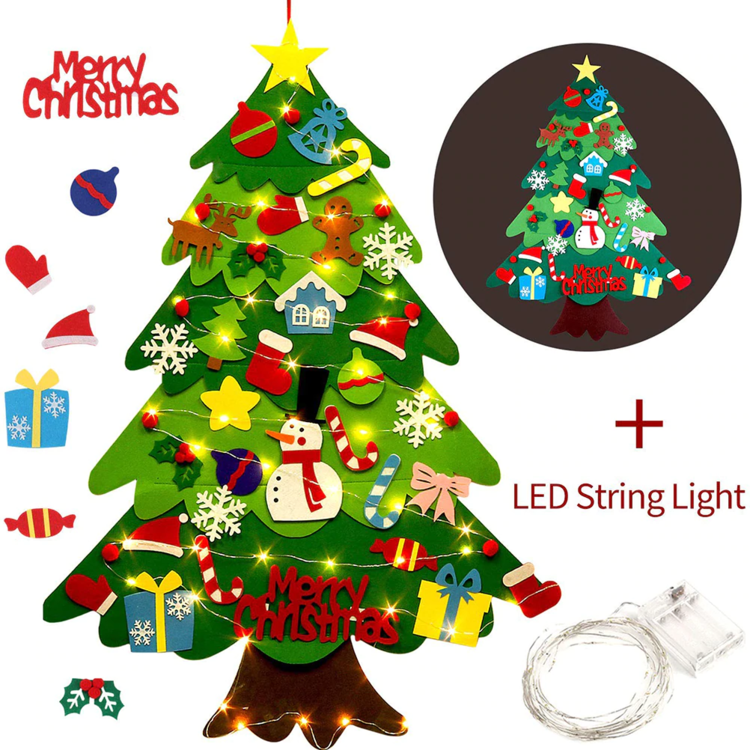 Felt Christmas Tree with LED Lights - BUY 2 Save 10% OFF