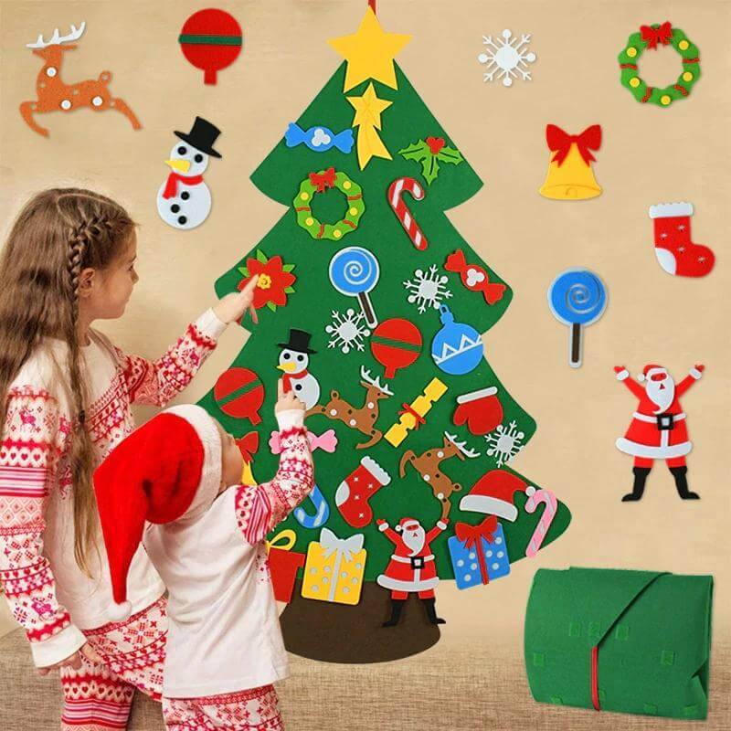 Felt Christmas Tree with LED Lights - BUY 2 Save 10% OFF