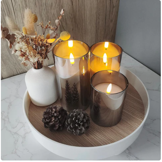 Flamless Candles (3 Candles)