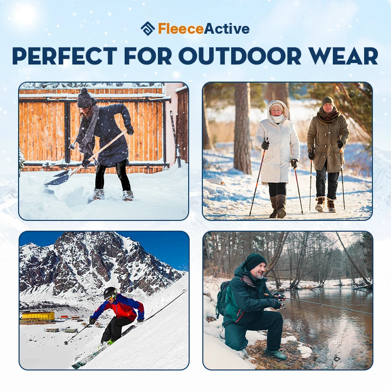 FleeceActive - Unisex Fleece-Lined Waterproof Pants