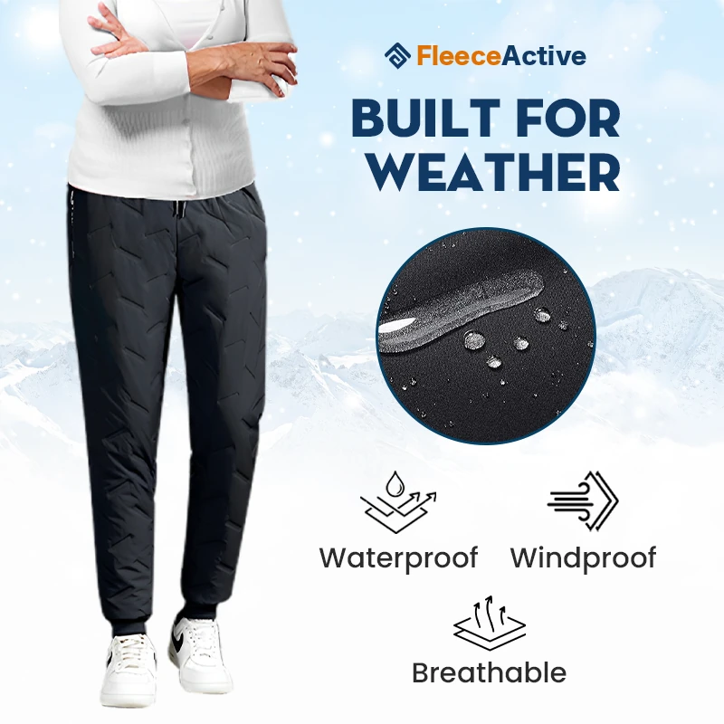 FleeceActive - Unisex Fleece-Lined Waterproof Pants