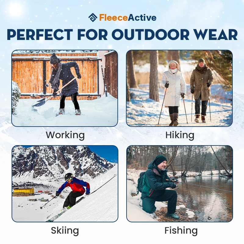 FleeceActive - Unisex Fleece-Lined Waterproof Pants