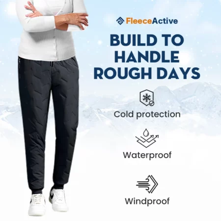 FleeceActive â€“ Unisex Fleece-Lined Waterproof Pants